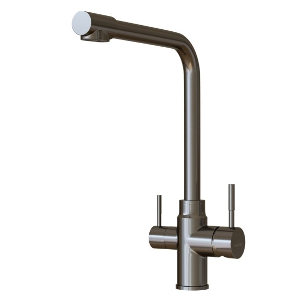 Смеситель для кухни 35k MIXLINE MLSS-0320BL подкл.к фильтру, ЧЕРНЫЙ ГРАФИТ - MLSS-0320BL 