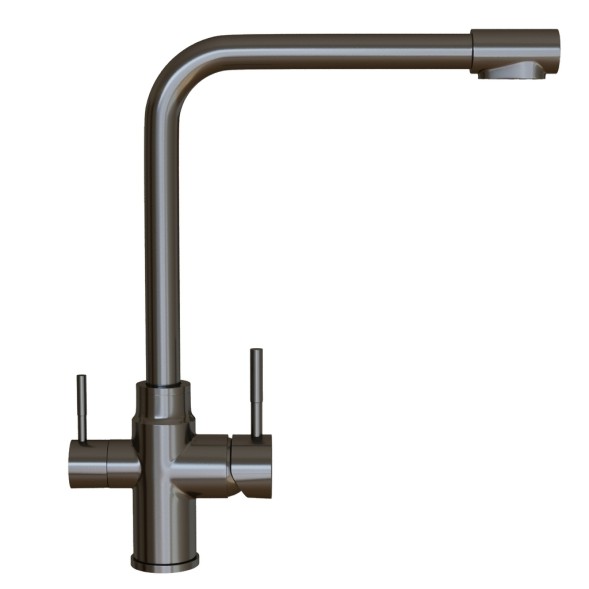 Смеситель для кухни 35k MIXLINE MLSS-0320BL подкл.к фильтру, ЧЕРНЫЙ ГРАФИТ - MLSS-0320BL 