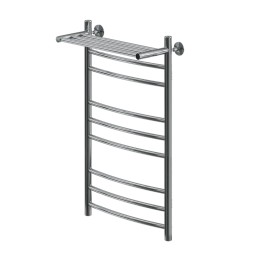 Полотенцесушитель MIXLINE CAPELLA  80х40 г2 (1/2&amp;#039;&amp;#039; ВР, 8 перекладин + ПОЛКА) водяной - ML-556279 