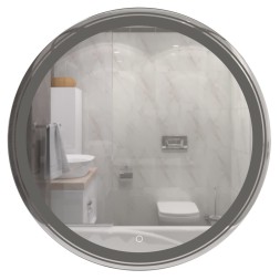 Зеркало MIXLINE &amp;quot;Оливия&amp;quot; D700 сенсорный выключатель, светодиодная подсветка - MLZ.Ol.7.1.2 