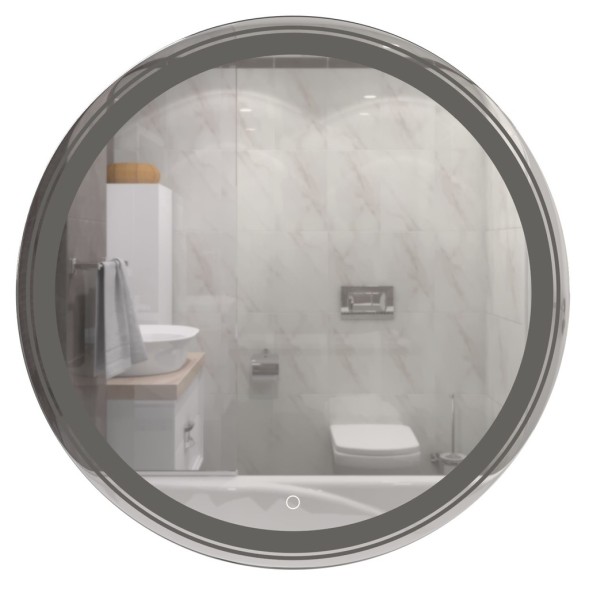 Зеркало MIXLINE &amp;quot;Оливия&amp;quot; D700 сенсорный выключатель, светодиодная подсветка - MLZ.Ol.7.1.2 