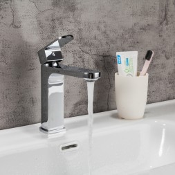 Смеситель для раковины 35к G1083 GAPPO литой,п/гайку, ХРОМ - G1083 