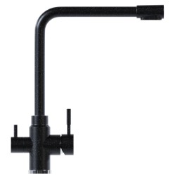 Смеситель для кухни 35к MIXLINE ML-GS13 (343) антрацит с вых. для питьевого фильтра - ML-GS13 (343)