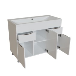 Тумба д/ванной &amp;quot;ЭТЬЕН-100&amp;quot; под раковину Нелли -100 (MIXLINE) (ПВХ) - 553776 
