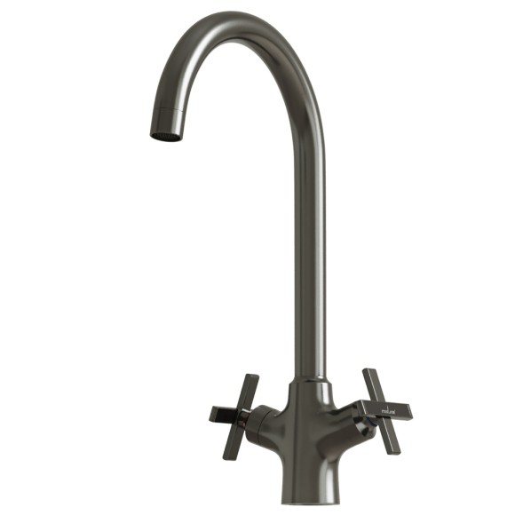 Смеситель для кухни 1/2 кер. MIXLINE ML38-032 &amp;quot;Graphite&amp;quot; высокий излив ГРАФИТ - ML38-032 