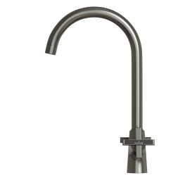 Смеситель для кухни 1/2 кер. MIXLINE ML38-032 &amp;quot;Graphite&amp;quot; высокий излив ГРАФИТ - ML38-032 