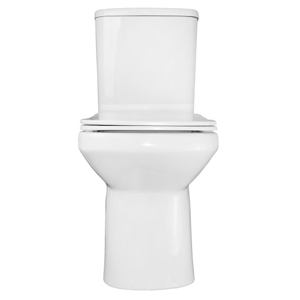 Унитаз-компакт Azario Wandy 350х614х795 напольный, безободковый, с быстросъемным сиденьем микролифт (AZ-56D)