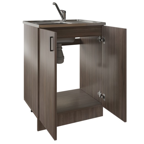 Тумба 60 ЛДСП шимо/ясень темный - 535088 