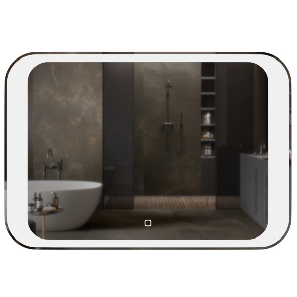 Зеркало MIXLINE &amp;quot;Индиго&amp;quot; 800*550 (ШВ) сенсорный выключатель, светодиодная подсветка - ФР-00001410 