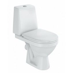 Унитаз-компакт &amp;quot;Браво&amp;quot; белый (гориз, нижн, сид. полип., 2-кн.арм.) (Rosa) - 4640021067222 