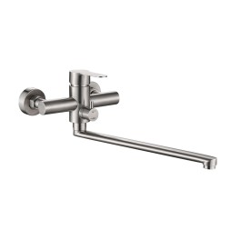 Смеситель для ванны и раковины 35к HB22801 HAIBA див корп L-нос НЕРЖ - HB22801