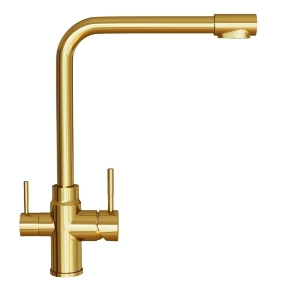 Смеситель для кухни 35k MIXLINE MLSS-0320G подкл.к фильтру, ЗОЛОТО - MLSS-0320G 
