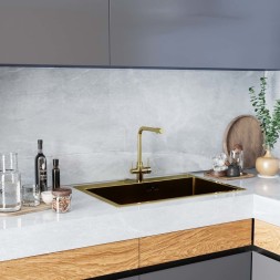 Смеситель для кухни 35k MIXLINE MLSS-0320G подкл.к фильтру, ЗОЛОТО - MLSS-0320G 