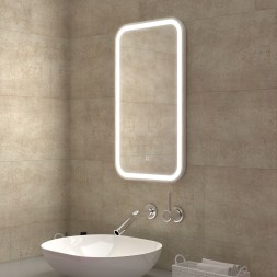 Зеркало MIXLINE &amp;quot;Мальта&amp;quot; 400*700 (ШВ) сенсорный выключатель, светодиодная подсветка - MLZ.Malt.4-7.1.2 