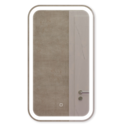 Зеркало MIXLINE &amp;quot;Мальта&amp;quot; 400*700 (ШВ) сенсорный выключатель, светодиодная подсветка - MLZ.Malt.4-7.1.2 