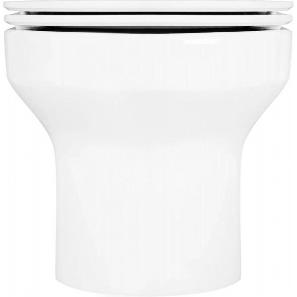 Унитаз подвесной Jacob Delafon Elite Rimless безободковый в комплекте с тонким сиденьем, креплениями, белый (EDX114RU-00)