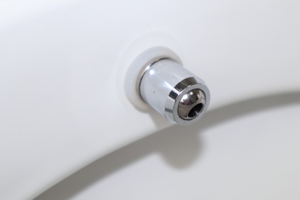 Унитаз-моноблок с функцией биде AZARIO Sente 375х665х785 напольный, безободковый, горизонтальный слив, сиденье дюропласт микролифт (AZ-8614B)