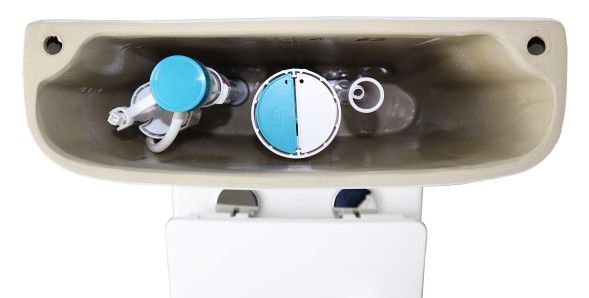 Унитаз-моноблок с функцией биде AZARIO Sente 375х665х785 напольный, безободковый, горизонтальный слив, сиденье дюропласт микролифт (AZ-8614B)